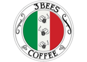 3bees coffee logo 400X284 1 300x213